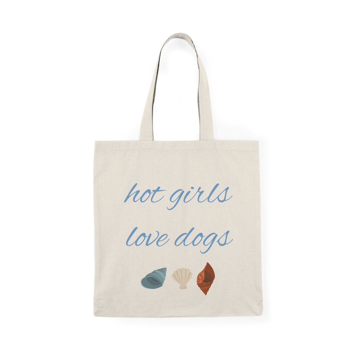 Hot Girls Love Dogs Tote Bag