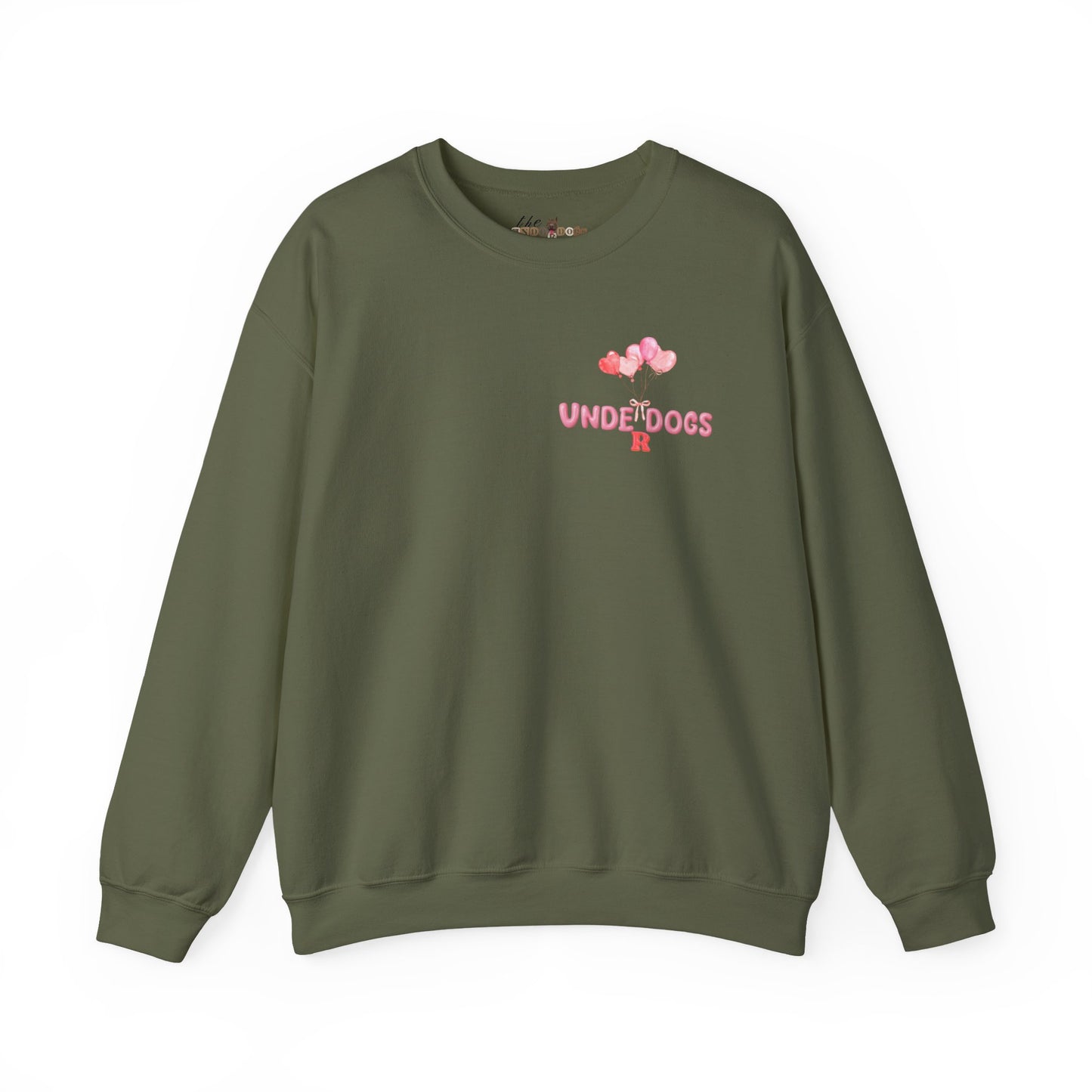 Underdogs Puppy Heart Crewneck