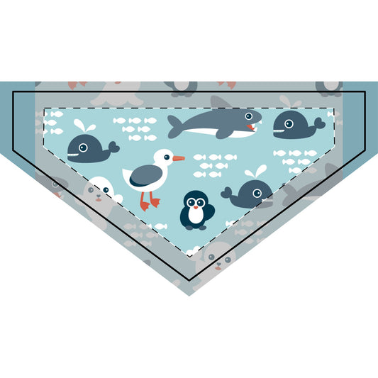 Clip-On Under the Sea Bandana